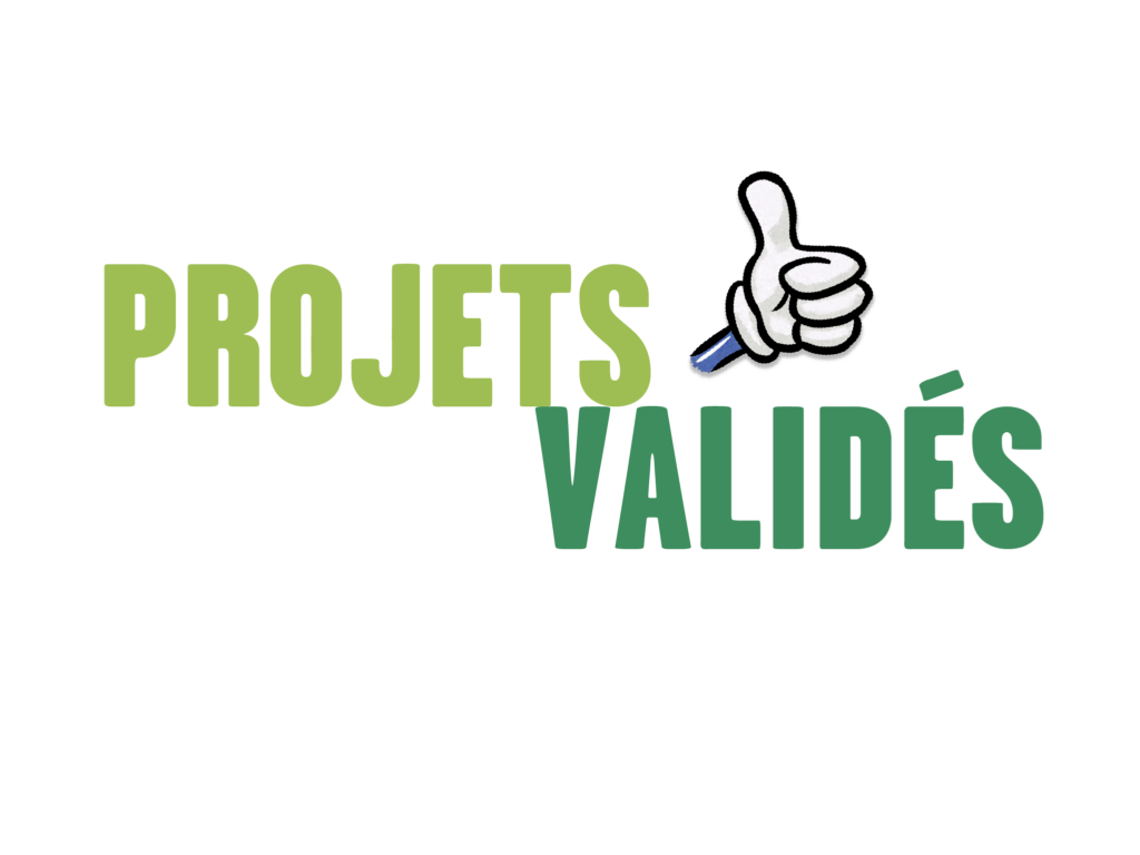 Projets validés